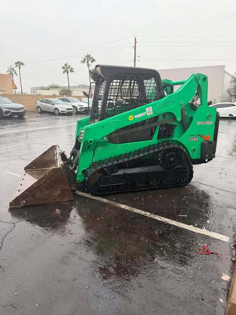2200 lb. Bobcat #T595, 70 HP, Turbocharged diesel, open cab, 2020 - Image 9