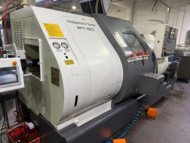 Nakamura Tome #WT-150, multi-axis CNC lathe, 2" bar, 29.5" centers, 7.48" dia., 15.7" lgth, 12 turret, Fanuc - Image 3