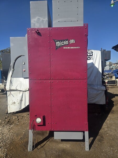 4000 cfm Microair #RP8, cartridge dust collector, Mitsubishi laser - Image 2