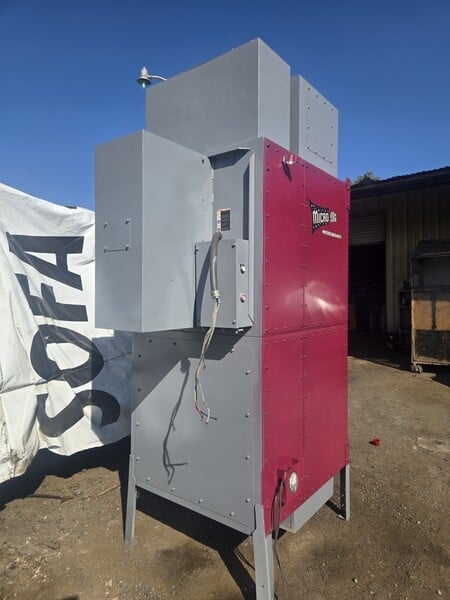 4000 cfm Microair #RP8, cartridge dust collector, Mitsubishi laser - Image 8