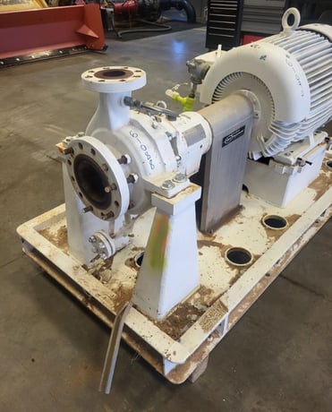 770 GPM @ 416' TDH, Sulzer Bingham #3x6x11.5A CAP, horizontal multi-stage centrifugal pump, complete - Image 1