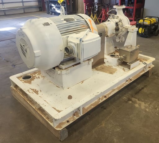 770 GPM @ 416' TDH, Sulzer Bingham #3x6x11.5A CAP, horizontal multi-stage centrifugal pump, complete - Image 9