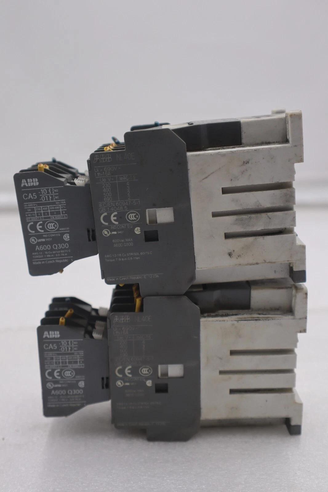 ABB RV5/50 24-50V Surge Suppressor CA5 A600 Q300 Used Stock #K-2176 - Image 3