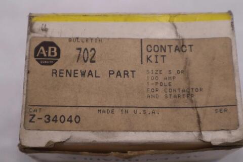 New open box Allen-Bradley allen bradley z-34040 spare parts kit stk k3983cc - Image 3
