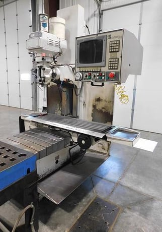 Milltronics #Partner-MB20A, Vertical Mill, 40" X, 20" Y, 24" Z, 16" x54" table, 6" quill travel, 7.5 HP, 4000 - Image 2