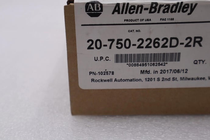 NEW MFG. 2017 Allen-Bradley Bradley 20-750-2262D-2R /A PowerFlex 750 STOCK 4053 - Image 2