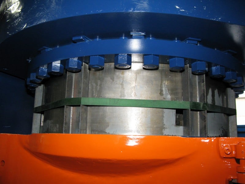 1000 Ton, Lake Erie, 37.5" x32", down-acting, 20" daylight, 7" stroke, frame-style, hydraulic tank, #2330 - Image 4