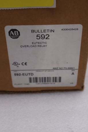 Allen-Bradley Bradley 592-EUTD Overload Relay - New - STOCK 1421CC - Image 2