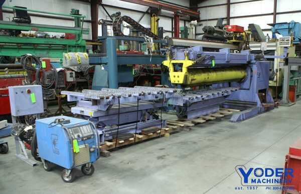 10' Cloos flat plate/cylinder seam welder w/power supply, Mig welding package, #61634 - Image 5