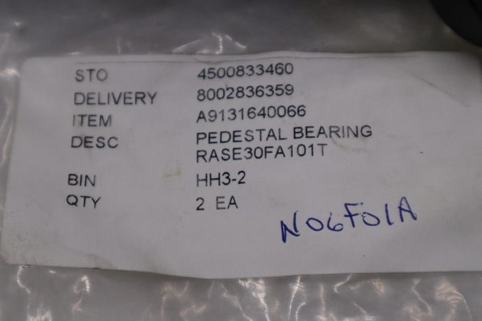 New ina rase30fa101t pedestal bearing stock h1356 - Image 2