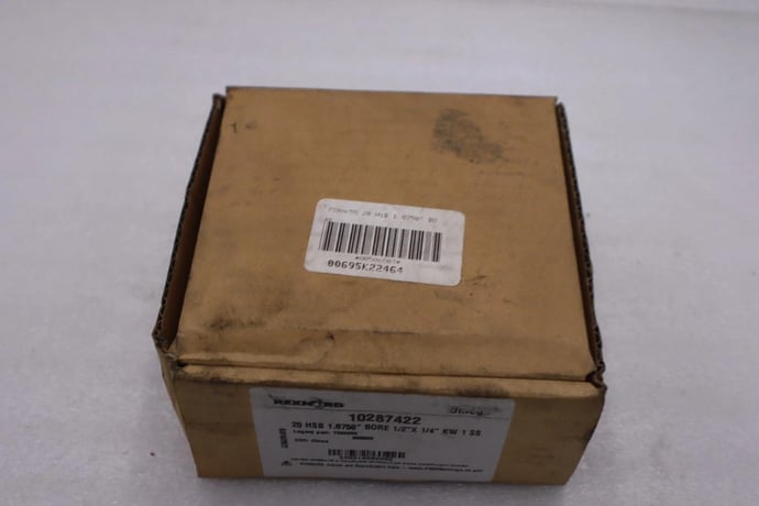 Rexnord 10287422 Omega 20 HSB 1.8750" Bore 1/2" X 1/4" KW 1 SS Hub STK CC262 - Image 1