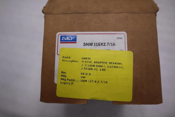 snw 115x2.7/16 skf standard accessories NEW IN BOX STOCK 3009CC - Image 2