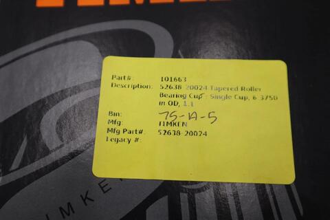 NEW Timken 52638 Tapered Roller Bearing Cup STOCK 1662CC - Image 3