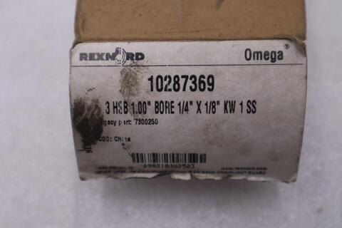 NEW OPEN BOX Rexnord 10287369 3 HSB 1.00 Bore 1/4 x 1/8 STOCK K3264CC - Image 2