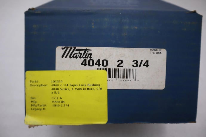 Martin 4040 2 3/4 - taper lock bushing - stock k-4017cc - Image 2