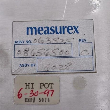 Honeywell measurex 08656500 power supply module rev c 240 v #l-377 - Image 7