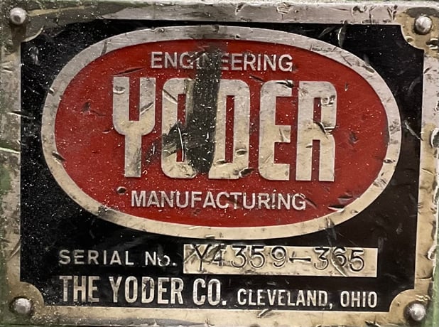 28.5" Yoder, slitter, pull thru, 16" recoiler, 20" uncoiler, 28" coil - Image 10