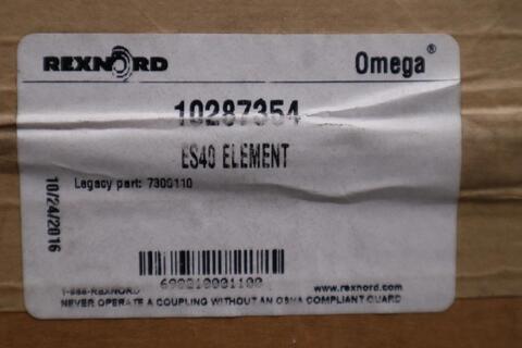 REXNORD Omega 10287354 ES40 Elastomeric Shaft Coupling Element - STOCK GF16 - Image 1