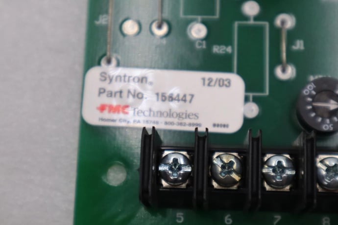 New fmc 156447 syntron control board circuit board stock h1386 - Image 2