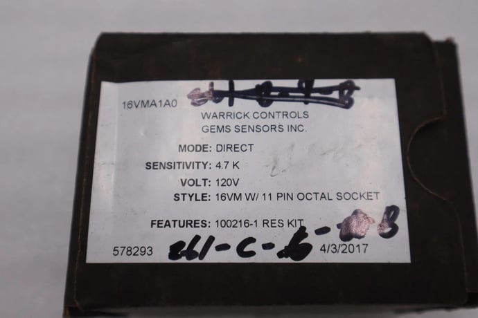 Warrick Controls 16VMA1A0 Control Relay NEW OPEN BOX STOCK K3986CC - Image 3