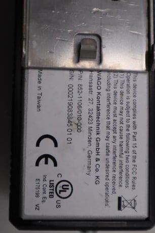 NEW OPEN BOX WAGO 852-1106/010-000 NETWORK SWITCH 16 Ethernet ports STK H912A - Image 4