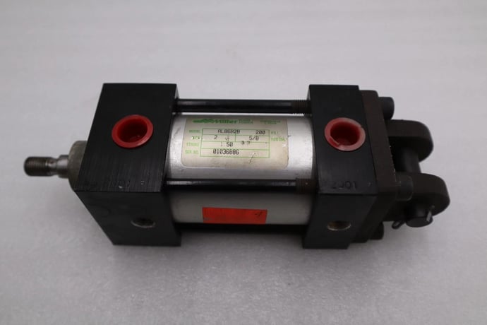 NEW OPEN BOX Miller AL86B2B Pneumatic Cylinder 200PSI STK H1537A - Image 1