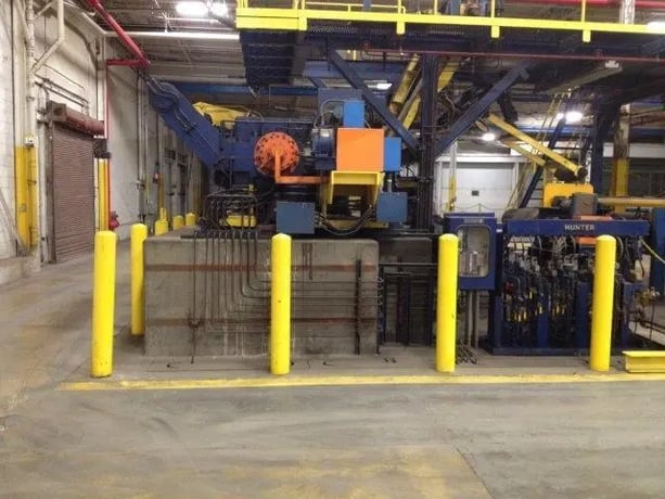 Hunter / GFG, Aluminum Can-End Coating Line, 60" x 0.008-0.020" strips, 300 FPM, 1975 - Image 2