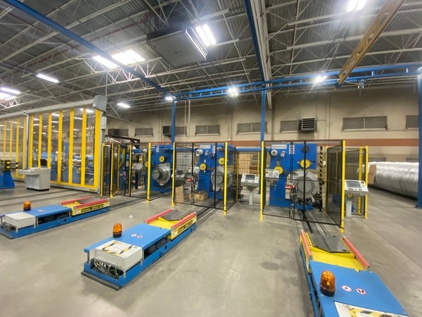 12" x .032" B+S, Precision Traverse Winding Slitting Line, LR, 656 FPM, 480 V., 2022 - Image 1