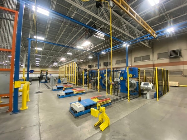 12" x .032" B+S, Precision Traverse Winding Slitting Line, LR, 656 FPM, 480 V., 2022 - Image 2