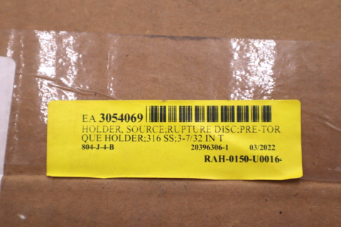 Zook 3054069 804-J-4-B Holder Source Rupture Disc Holders New Open Box #3633 - Image 2