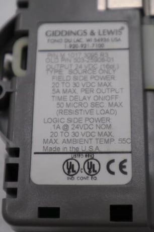 DANAHER MOTION M.1017.3095 R3 / M10173095 R3 GIDDINGS & LEWIS MODULE #6044 - Image 3