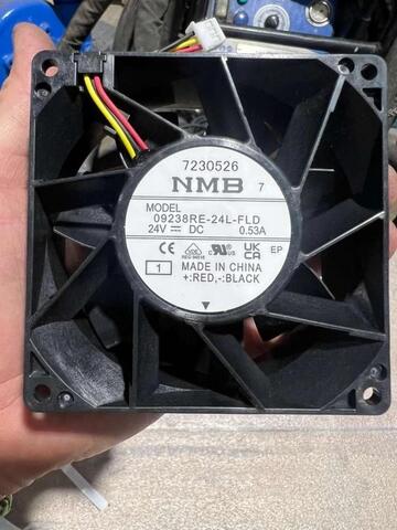 NEW OPEN BOX NMB 09238RE-24L-FLD DC24V 0.53A 9238 Cooling Fan STK L815CC - Image 1