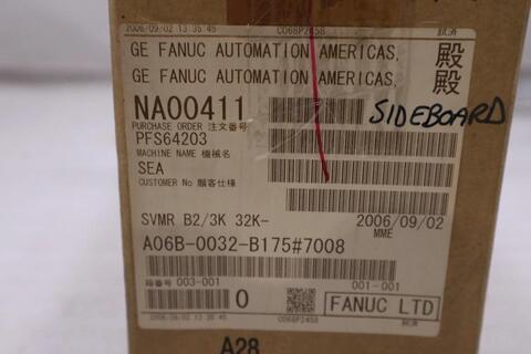 NEW OPEN BOX FANUC B2/3000 A06B-0032-B075#7000 Servo Motor STK GF90 - Image 4