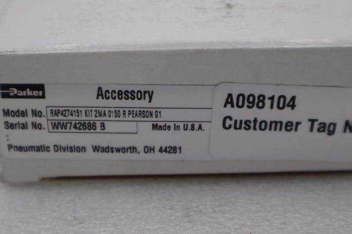 New open box parker rap4274151 kit stock h565a - Image 2