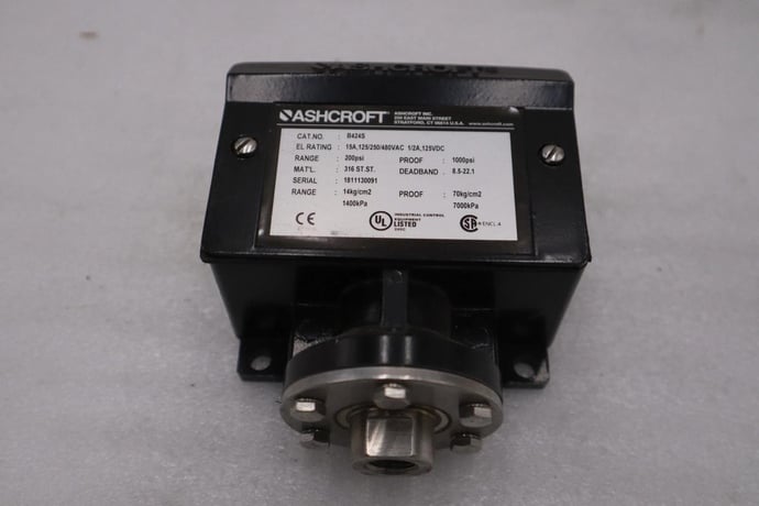 New open box b424s ashcroft pressure switch stk 5539cc - Image 1