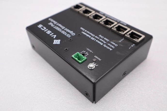 Visics elsw06025vis-25w ethernet switch eswitch 6 stock h842a - Image 4