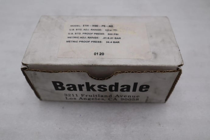 NEW OPEN BOX Barksdale E1H-H90-P6-BR PRESSURE SWITCH STOCK 1884CC - Image 1