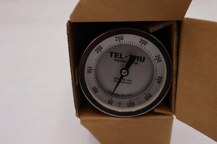 New open box tel-tru hdgt3r/well thermometer stk gf63 - Image 1