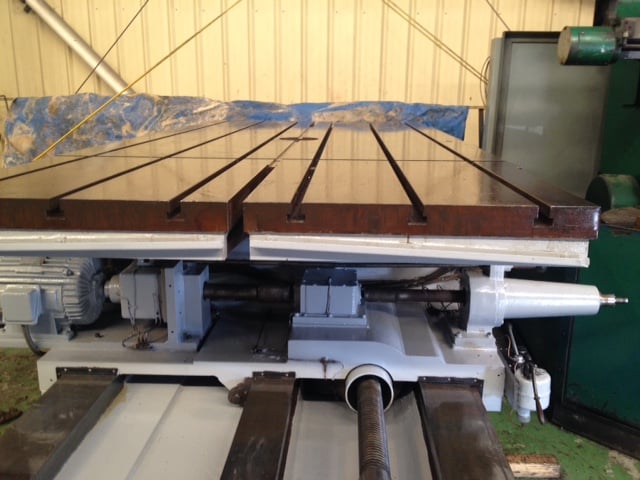 72" x 156" Cross sliding power rotary table, 72" travel, 9-1/2" H, 6 T-slots, #26970 - Image 6