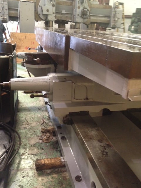 72" x 156" Cross sliding power rotary table, 72" travel, 9-1/2" H, 6 T-slots, #26970 - Image 10