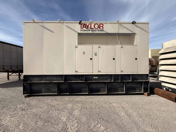 1000 KW Taylor #DS1000M, diesel generator set, 277/480 Volts, 2007 - Image 1