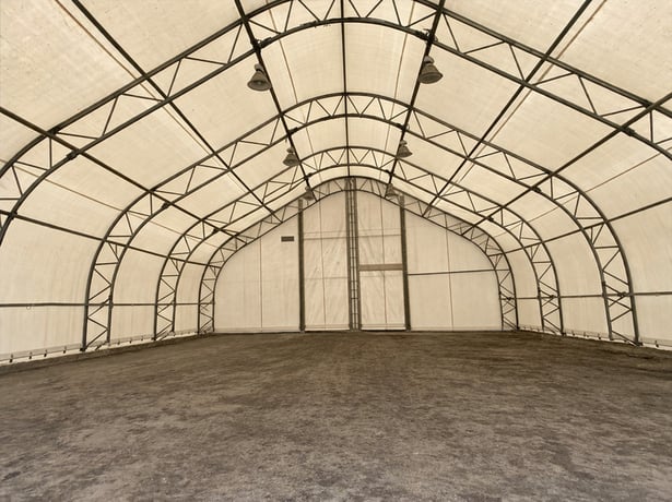 Dry Storage Tent, 120' L x 40' width x 32' H - Image 1