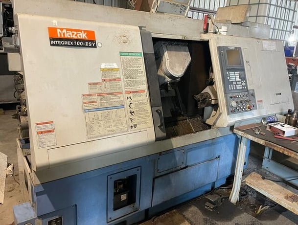 Mazak #Integrex-100-IISY, 5-Axis CNC Lathe, 18.5" swing, 18.5" turning diameter, 28.6" machining length, 6" - Image 2