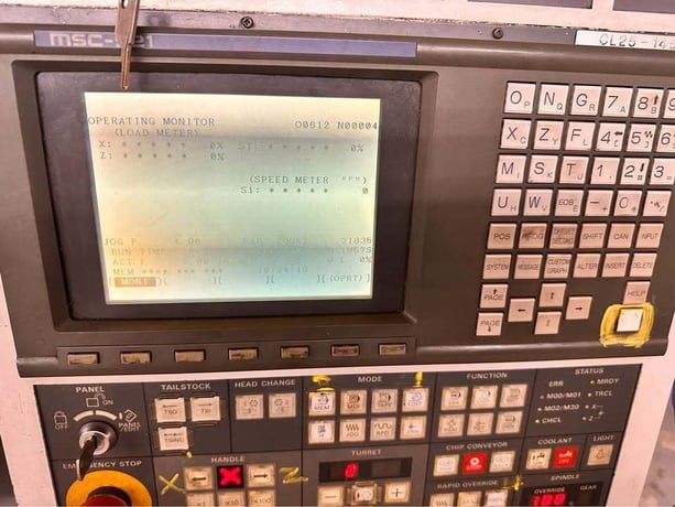 Mori Seiki #CL-25B, 2-Axis CNC Lathe, 20.5" swing, 14.57" turning diameter, 19.7" machining length, 12" - Image 7