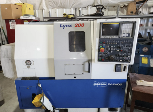 Daewoo Doosan #Lynx-200B, CNC Lathe, 18.1" swing, 10.2" turning diameter, 11.8" machining length, 8" chuck - Image 1
