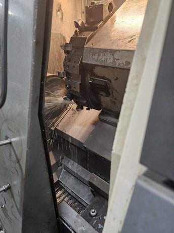 Mazak #Quick-Turn-250-HP, CNC Lathe, 20" swing, 10.3" turning diameter, 25" machining length, 10" chuck, 2.6" - Image 4