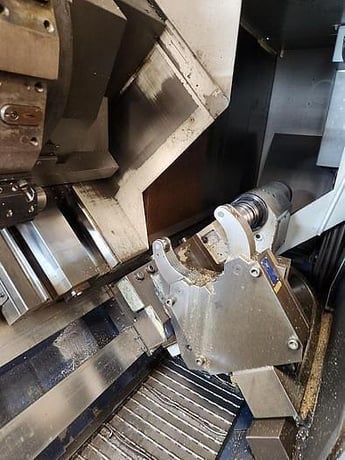 Mori Seiki #SL-400B/2000, 2-Axis CNC Lathe, 27" swing, 14" turning diameter, 86" machining length, 15" chuck - Image 3