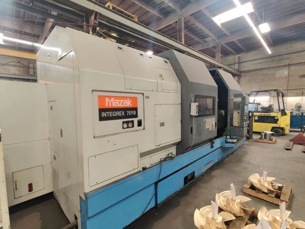 Mazak #Integrex-70YB, CNC Lathe, 29.33" X, 5.12" Y, 40" Z, 36" swing, 30" chuck, 10.24" bore, A2-15, 60 HP - Image 1