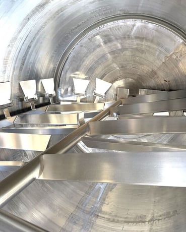 1500 gallon Lee Industries #1500U9MS, Double Motion Jacketed Mix Kettle w/Scrape Agitation, 150 psi @ 366&deg;F - Image 9