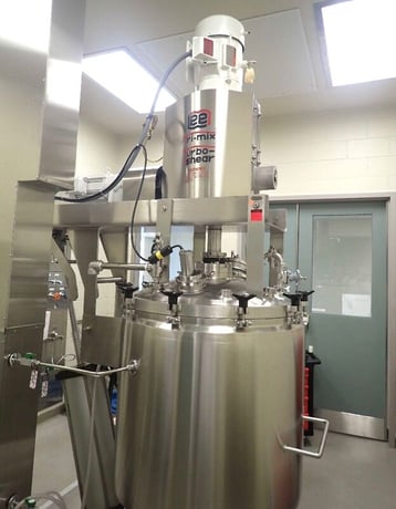 60 gallon Lee Industries #60D12T, Tri-Mix Turbo-Shear Vacuum Mixing Kettle, 90 psi @ 332&deg;F - Image 2